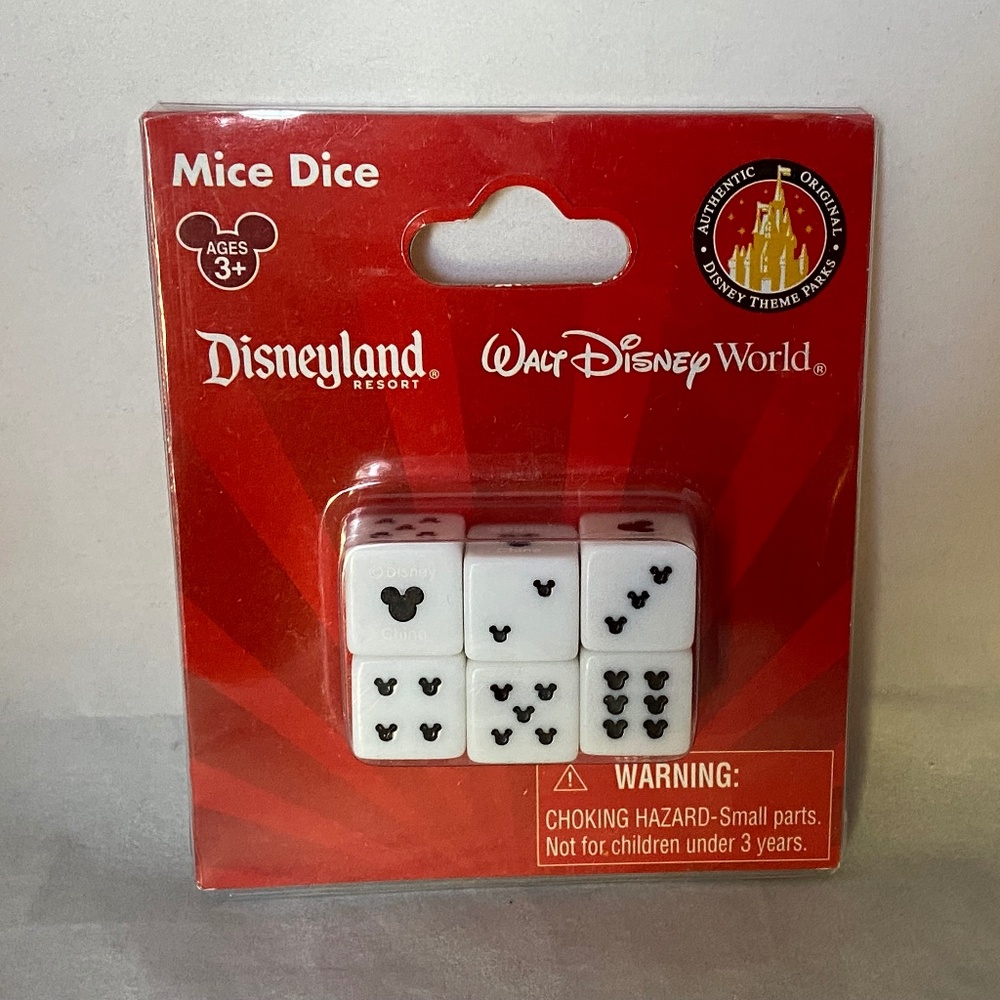 Disney Parks Mice Dice New